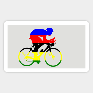 Bike Stripes World Road Race Champion Magnet